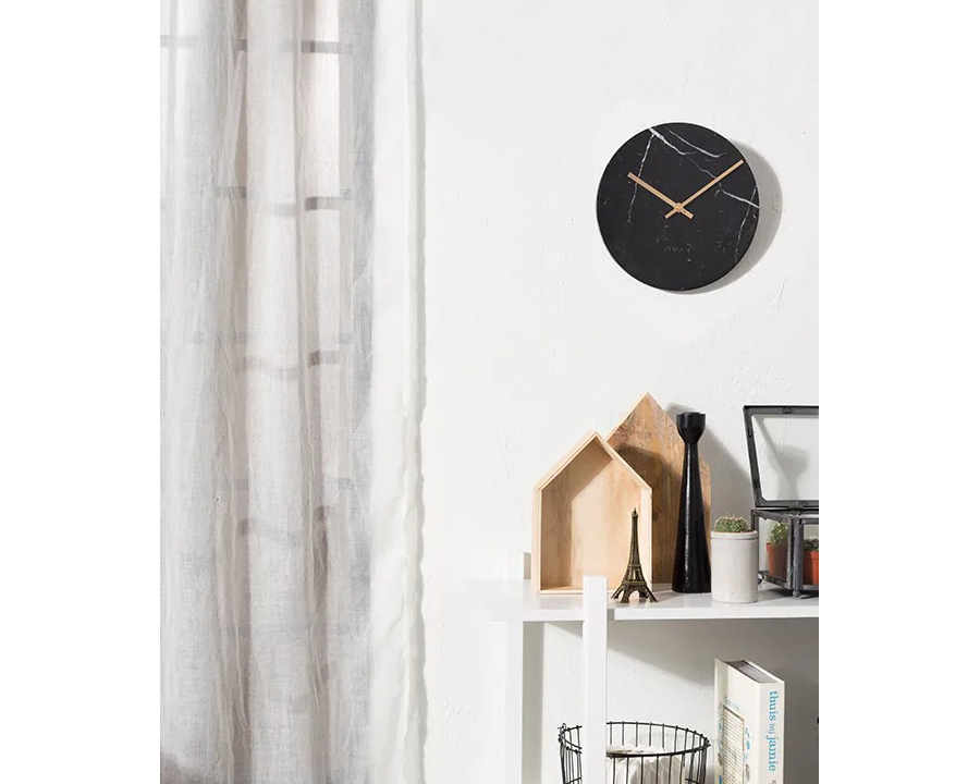 Часы "Marble Time", Black_2