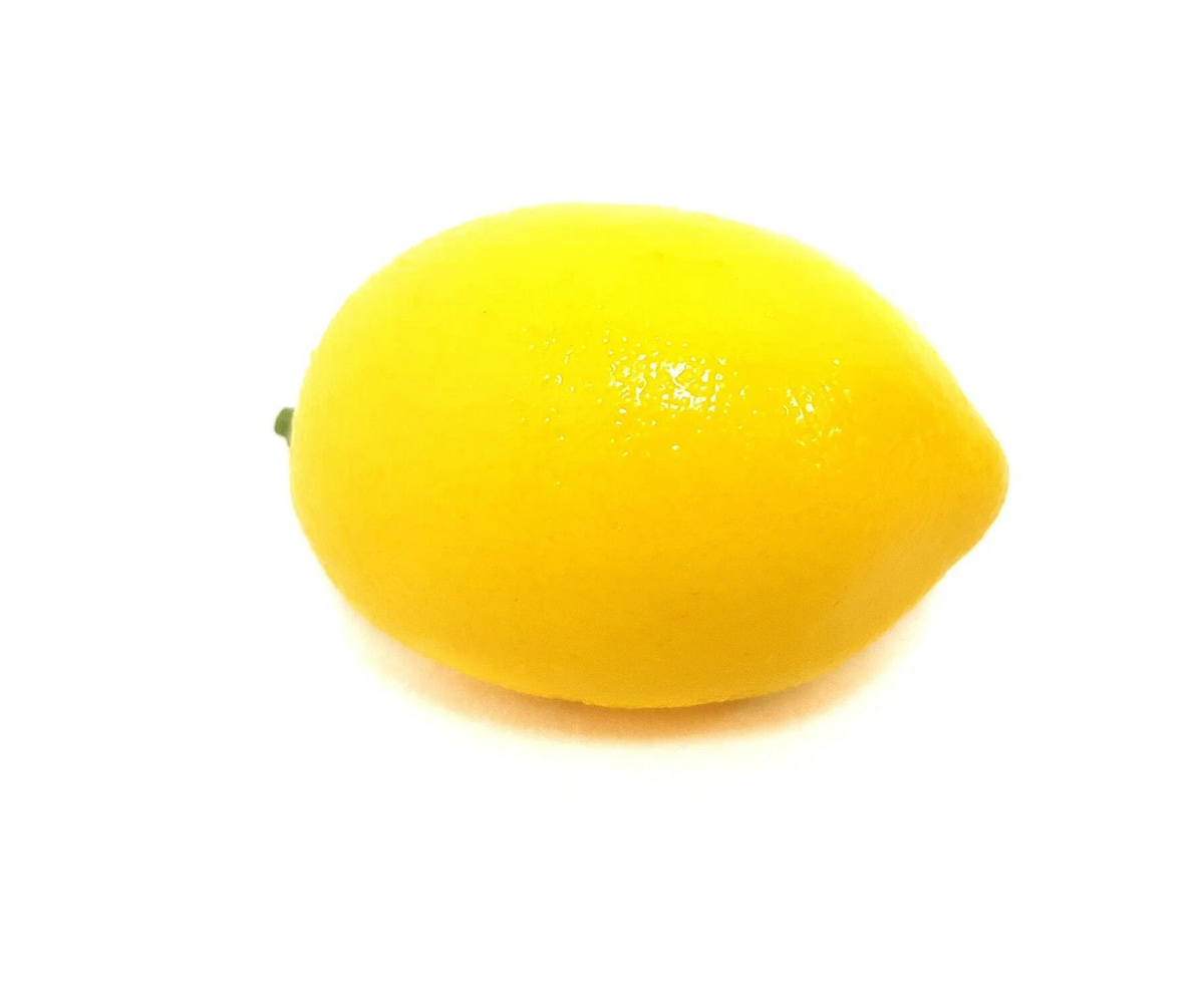 Искусственный лимон 7.5х5.5 см_0