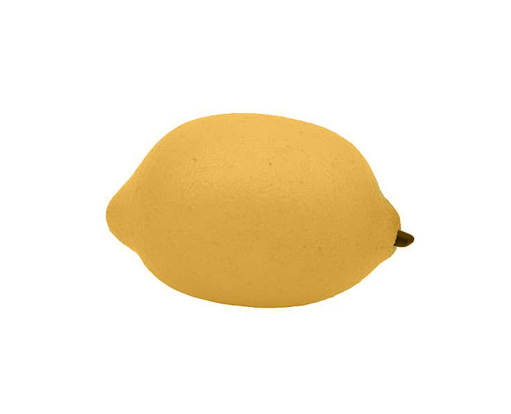 Искусственный лимон 10х7 см_0