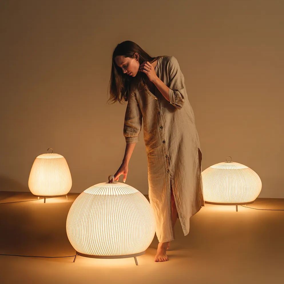 Настольный переносной светильник "Knit"_1